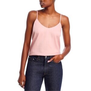 Koko + Mason Womens Sleeveless Scoop Neck Cami‎ Top Blush Pink XL T209R